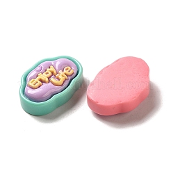 Undurchsichtige Decoden-Cabochons aus Harz RESI-Z022-08