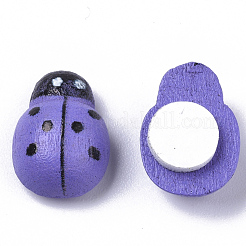 Cabochons aus Ahornholz sprühlackiert WOOD-E018-11A-M