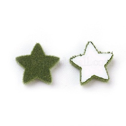 Flockige Acryl-Cabochons X-OACR-I001-H08