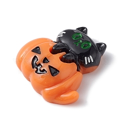 Halloween-Cabochons aus undurchsichtigem Harz CRES-B010-01A-10
