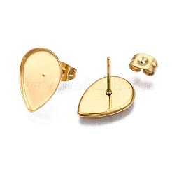Cabochon-Fassungen für Ohrringe STAS-Q170-13G
