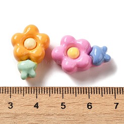 Undurchsichtige Decoden-Cabochons aus Harz CRES-L042-C01