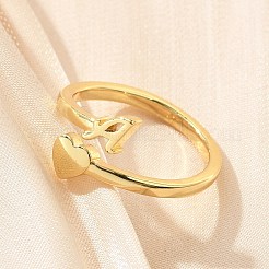 Manschettenringe aus Messing für Damen RJEW-U044-A