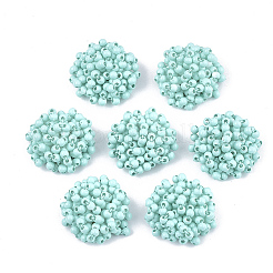 Sprühlackierte Cabochons aus Acrylperlen X-FIND-T044-28D