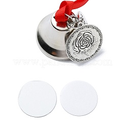 Rundes Ornament aus Legierungssublimationsdruck HJEW-JM02216