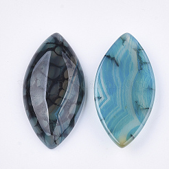 Natürliche Drachenvenen Achat Cabochons G-S349-24D
