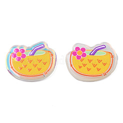 Transparent bedruckte Acryl-Cabochons TACR-N016-35