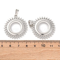 Messing Anhänger Fassungen KK-U074-17P