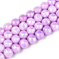 Антикоррозийные гальванические стеклянные бусины&nbsp;X-GLAA-N010-10mm-07