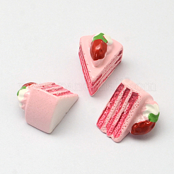 Dreieck-Kuchen-Deko-Cabochons aus Kunstharz CRES-R183-23A