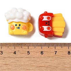 Undurchsichtige Decoden-Cabochons aus Kunstharzimitat für Lebensmittel RESI-H164-07