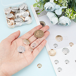 400 stücke 4 arten eisen finger ring/brosche sieb Zubehörse IFIN-GA0001-49