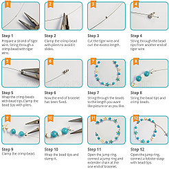 DIY Sommer Strand Fußkettchen machen DIY-SC0002-66