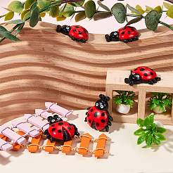 40 Stück Insektenmotiv opake Decoden-Cabochons aus Resin RESI-SC0005-88
