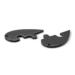 Geteilte Anhänger aus Edelstahl 304 STAS-G251-01EB