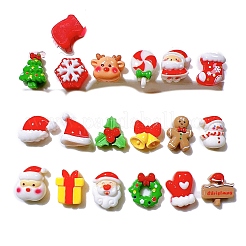 Weihnachtsmotiv Harz Cabochone PW-WG52060-01