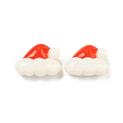 Deko-Cabochons aus undurchsichtigem Harz mit Weihnachtsmotiv CRES-B022-01H