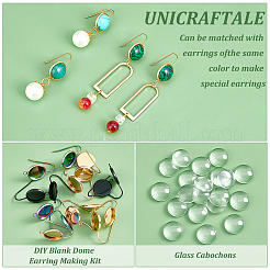 DIY Rohling-Set für Kuppelohrringe DIY-UN0003-75