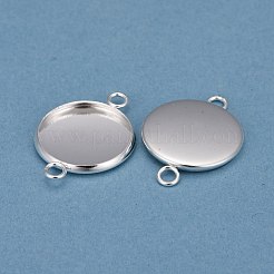 201 Edelstahl-Cabochon-Anschlussfassungen STAS-F191-15S-F