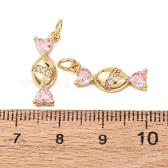 Латунные микро проложить кубического циркония подвески KK-D019-23G