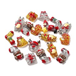 Durchscheinende Harz-Cabochons RESI-G068-01