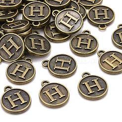 Aluminium-Anhänger Fassungen für Cabochons PALLOY-N156-01H-AB