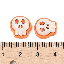 Undurchsichtige Harz-Cabochons zum Thema Halloween CRES-M037-07K
