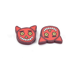 Halloween handgefertigte Fimo-Cabochons CLAY-N006-108