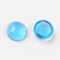 Mischfarbe transparente Kuppel Harz Cabochons X-CRES-Q092-12mm-M
