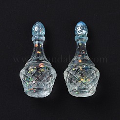 Schnullerflasche Cabochon aus transparentem Harz RESI-E025-05B
