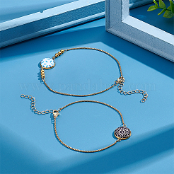 DIY Blanko-Kit zur Herstellung von Kuppelarmbändern DIY-UN0003-95