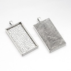 Aluminium-Anhänger Fassungen für Cabochons X-PALLOY-2418-AS-LF