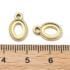 Ionenplattierung (IP) 304 Edelstahl Anhänger Cabochon-Einstellungen STAS-G347-11G