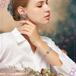 7 stücke 7 arten legierung armbänder & fußkettchen machen MAK-UN0001-46