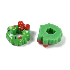 Weihnachtsmotiv opake Decoden-Cabochons aus Kunstharz CRES-M036-03O