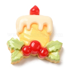 Weihnachtliche Cabochons aus undurchsichtigem Harz RESI-K030-02E