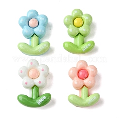 Undurchsichtige Decoden-Cabochons aus Harz RESI-K038-04