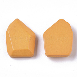 Bemalte Holz Cabochons WOOD-R265-02