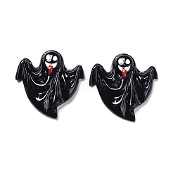 Undurchsichtige Harz-Cabochons zum Thema Halloween X-RESI-D0003-11B