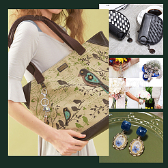 DIY Rohling-Set zur Herstellung eines Elefantenanhängers mit Kuppel DIY-PH0013-41