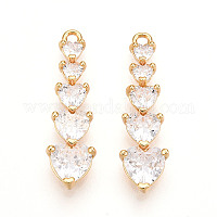 Латунные микро проложить кубического циркония подвески&nbsp;X-KK-N261-118B-G