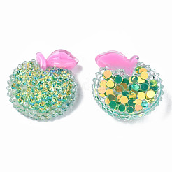 Transparente Harzcabochons CRES-N034-09