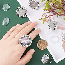 Bausatz zum Selbermachen von Fingerringen DIY-SC0019-84