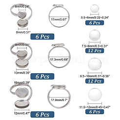 DIY Rohling-Set zur Herstellung von Manschettenringen DIY-PH0017-83