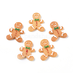 Deko-Cabochons aus Kunstharz mit Weihnachtsmotiv RESI-CJC0001-37I