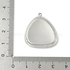 304 Edelstahl Anhänger Cabochon Fassungen für Emaille STAS-L293-03P