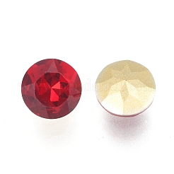 Wies zurück k9 Glas Strass Cabochons GLAA-L032-02
