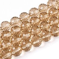 Прозрачные стеклянные бусины&nbsp;GLAA-R095-10mm-40