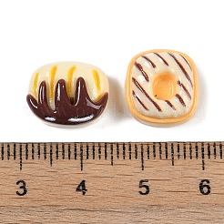 Undurchsichtige Harzimitat-Lebensmittel-Decoden-Cabochons CRES-M036-02