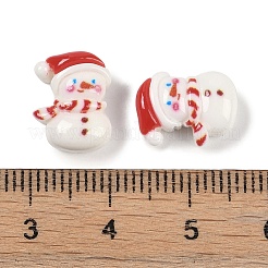 Weihnachtsmotiv opake Decoden-Cabochons aus Kunstharz CRES-M036-03K